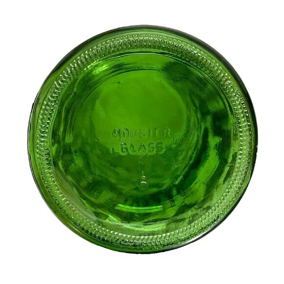 vintage Hoosier Textured Glass Green 9.75 inch Vase - only used once - Picture 3 of 3